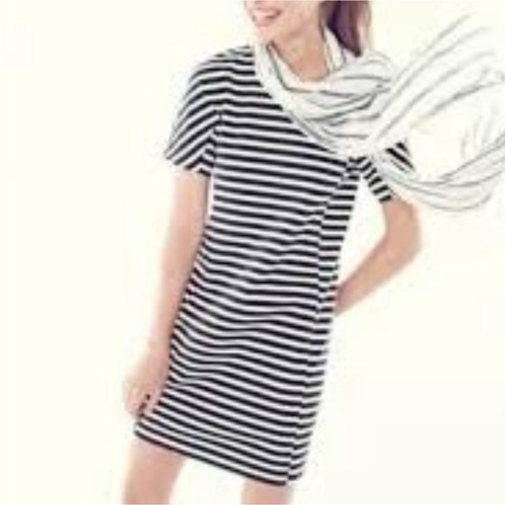 J.Crew Striped T-Shirt Dress